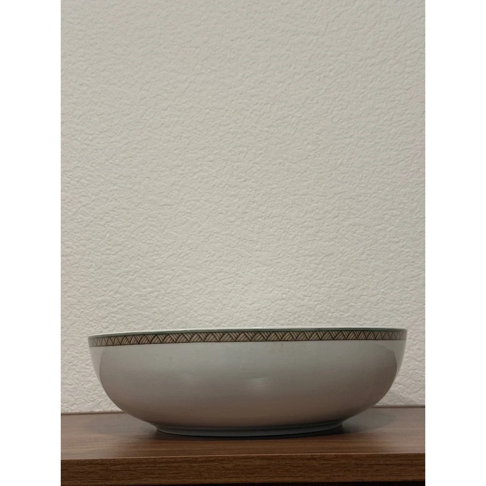 Vintage Dansk Umbrian Fruits Porcelain Large Serving‎ Bowl 11.5x3 Portugal